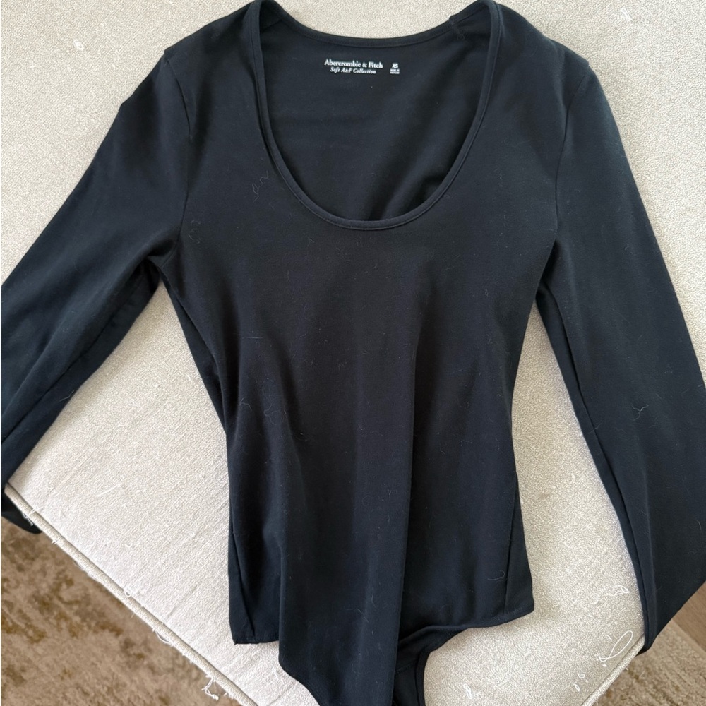 Abercrombie & Fitch Soft AF Collection Black Bodysuit, Like New, Only Worn Once